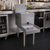 Thumbnail image #2 for Glastender DBSB-12 12-Inch Underbar Stainless Steel Blender Station with Drainboard Top