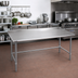 Thumbnail image #2 for Eagle Deluxe Series Commercial Stainless Steel Work Table, 72 x 24 Inches, with Rear Up-Turn