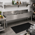 Thumbnail image #3 for Top Shelf TS Series 96-Inch Stainless Steel Underbar Triple-Compartment Sink Unit with Dual Drainboards