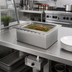 Thumbnail image #2 for Eagle Group SGDI-1-240T Drop-In Electric Hot Food Well Unit, 1 Full-Size Pan, Wet or Dry, No Drain, 240V