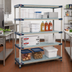 Thumbnail image #2 for MetroMax 4 All-Polymer 4-Shelf Starter Shelving Unit, 54W x 24D x 74H