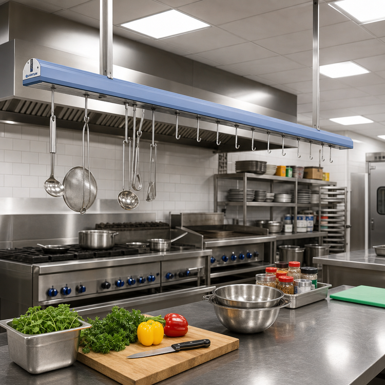 Product image #2 for Quantum 60-Inch Aluminum Overhead Track Shelf Component
