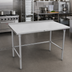 Thumbnail image #2 for John Boos Stallion 84-Inch x 30-Inch Stainless Steel Work Table with 1-1/2-Inch Rear Up-Turn and Safety Edge