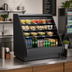 Thumbnail image #2 for Fusion® Flat Profile Remote DX Refrigerated Self-Service Countertop Display Case, 75-3/8 Inches W x 43 Inches D x 55-5/8 Inches H