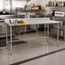 Thumbnail image #2 for Eagle BlendPort® Deluxe Series Stainless Steel Work Table with 4-1/2-Inch Backsplash, 60 x 30 Inch