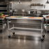 Thumbnail image #2 for Eagle Group Portable Electric Hot Food Table with 5 Dry Wells, Open Base, 82-Inch Wide