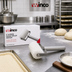 Thumbnail image #2 for Winco 5-Inch 8-Wheel Stainless Steel Dough Roller Docker