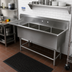 Thumbnail image #2 for John Boos Pro-Bowl 3-Compartment Sink with 30-Inch Left Drainboard, 20