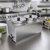 Thumbnail image #2 for Uniworld Countertop Electric Double Wet Well Food Warmer, Without Drain Valve, 2 x 8 Qt Inserts