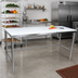 Thumbnail image #2 for John Boos 108-Inch x 36-Inch Trimming Table with 3/4-Inch Reversible Poly Top