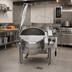 Thumbnail image #2 for Cleveland Range 40-Gallon Gas Tilting Steam Kettle, 2/3 Steam-Jacketed, Floor Model