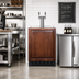 Thumbnail image #2 for Summit Commercial 24-Inch Dual-Tap Panel-Ready Cold Brew Coffee Kegerator, 5.3 Cu. Ft.