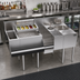 Thumbnail image #3 for Krowne Royal Series Zero-Step Speed Station with 7-Circuit Cold Plate, 54