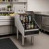 Thumbnail image #2 for Freestanding Stainless Steel 5-Step Underbar Liquor Steps, 12 Inch W x 29 Inch D