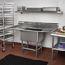 Thumbnail image #2 for Eagle Group Spec-Master 1-Compartment 14-Gauge Stainless Steel Drainboard Sink, 68 Inch Wide
