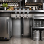 Thumbnail image #2 for Micro Matic USA UCM-4-SSKR Slim Underbar 4-Faucet Glycol-Cooled Draft Beer Dispenser, Brushed Stainless Steel, 2-1/2-Inch Height