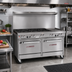 Thumbnail image #2 for Southbend Ultimate 60-Inch Gas Restaurant Range with 6 Burners, 24-Inch Griddle, and 2 Cabinets