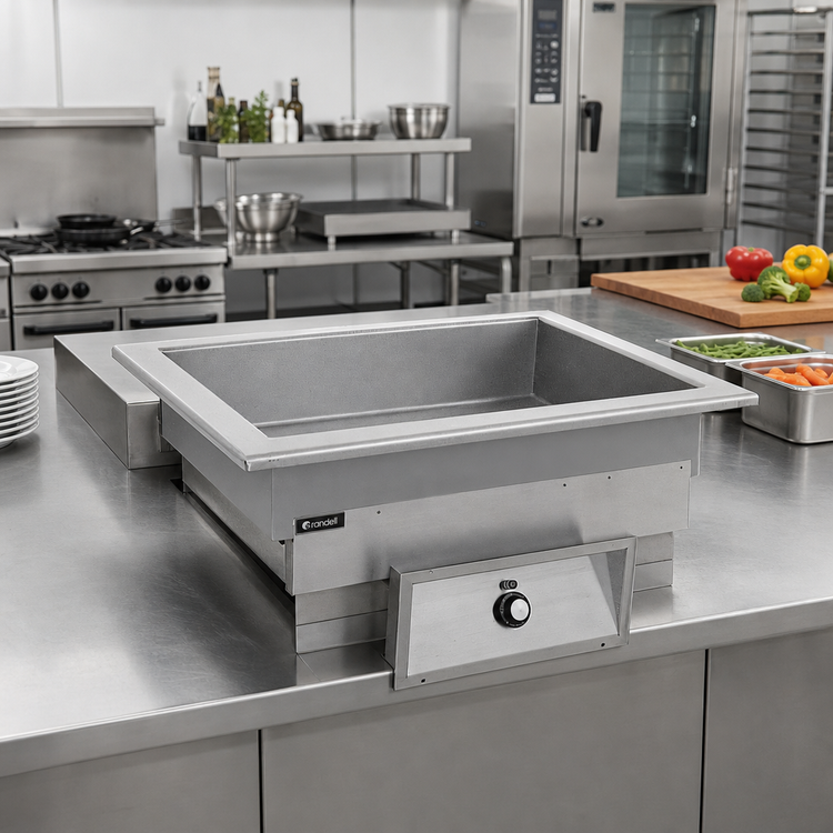 Product image #2 for Randell 9570-5AWF 5-Pan Drop-In Electric Hot Food Well with Auto Water Fill