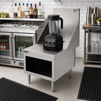 Thumbnail image #2 for Perlick Corporation Top Shelf ES18 Freestanding Stainless Steel Underbar Blender Stand with Flat Work Top, Side Splashes and Storage