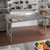Thumbnail image #2 for Spec-Master Marine Series Stainless Steel Work Table with 4-1/2-Inch Backsplash, 84 x 24 Inches