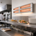 Thumbnail image #2 for Hatco Glo-Ray 24-Inch Lighted Double Infrared Strip Heater, 820 Watt, Aluminum