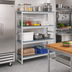 Thumbnail image #2 for Fermostock 4-Tier Polymer Starter Shelving Unit, 38W x 22D x 83H, Stationary