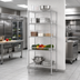Thumbnail image #2 for Eagle Group 5-Tier Starter Wire Shelving Unit, 36 x 24 x 86 Inches, Stainless Steel Finish