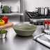 Thumbnail image #2 for Crave Collection Shadow Round Break-Resistant Melamine Serving Bowl, 2-1/2 Qt.