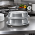 Thumbnail image #2 for Vollrath PLC-11 Round Custom Stainless Steel Plate Cover for 11-1/16