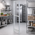Thumbnail image #2 for Fermostock 83-Inch Stationary Modular Shelving Upright, 14-Inch Deep, Aluminum