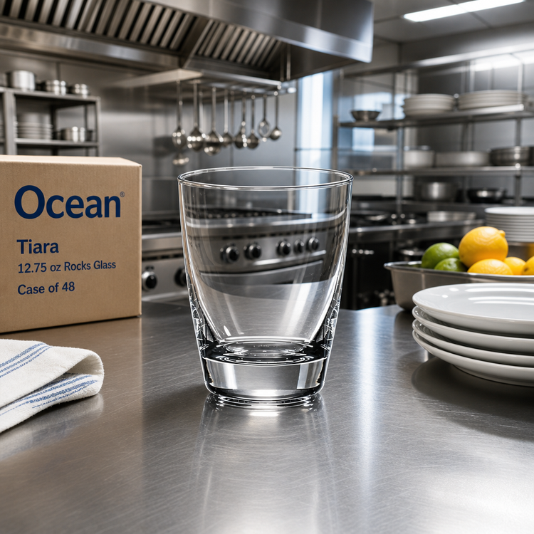 Product image #3 for Ocean Tiara 12.75 oz Clear Rocks Glass, Case of 48