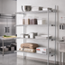 Thumbnail image #2 for Eagle Group 4-Tier Add-On Wire Shelving Unit, 60W x 24D x 63H, Stainless Steel Finish