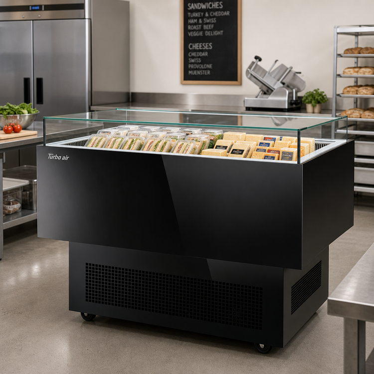 Product image #3 for Turbo Air 40-Inch Open Display Sandwich & Cheese Merchandiser Deli Case