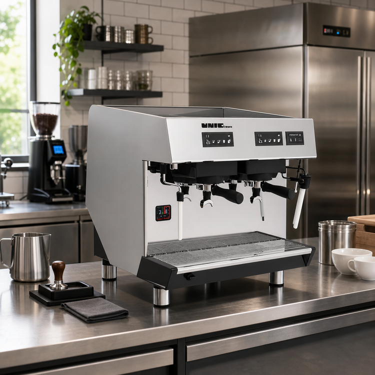 Product image #2 for UNIC Classic Plus 2 SteamAir High Profile 2-Group Automatic Espresso Machine