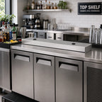 Thumbnail image #2 for Perlick Corporation Top Shelf TSS-B0336 36-Inch Underbar Filler Strip Deck Assembly, Flat Top, No Backsplash, No Legs