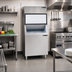 Thumbnail image #2 for Maxx Ice 30 Inch Modular Air-Cooled Full Dice Ice Machine with 580 lb Storage Bin, 1,000 lb/Day
