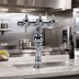 Thumbnail image #2 for Celine Countertop Air-Cooled Wine Font with 3 Side Pull Faucets
