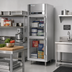 Thumbnail image #2 for Victory UltraSpec Shallow Depth 1-Section Reach-In Freezer with 2 Half-Height Glass Doors, 20.15 Cu. Ft.
