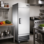Thumbnail image #2 for Hurakan by Equip.me 29-Inch 1-Section Reach-In Freezer with One Solid Door