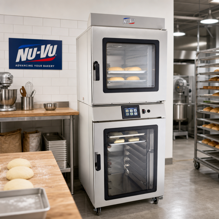 Product image #2 for NU-VU QBT-5/10A Electric Oven/Proofer Combination with Touchscreen Controls