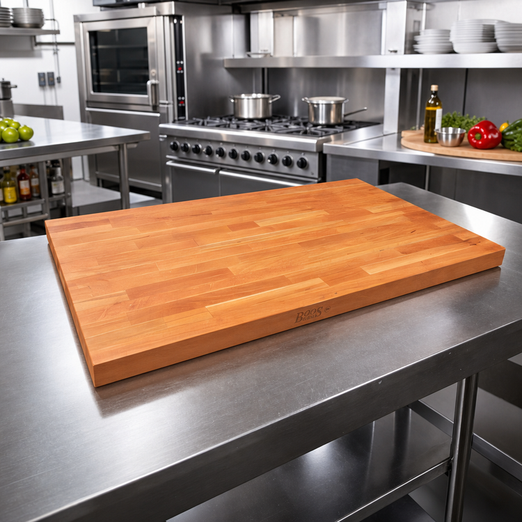 Product image #2 for Boos Block American Cherry Edge Grain Kitchen Countertop, 72 x 38 Inch, 1-1/2 Inch Thick, Oil Finish
