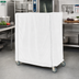 Thumbnail image #2 for Metro White Uncoated Knitted Polyester Banquet Cart Cover, 60