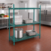 Thumbnail image #2 for Eagle QuadPlus Solid Polymer Shelf Mat with Green Epoxy Wire Frame, 54 x 18 Inches