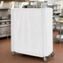 Thumbnail image #2 for Metro Waterproof Vinyl-Nylon Coated Queen Mary/Banquet Cart Cover, 60 x 18 x 62 Inches, White