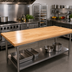 Thumbnail image #2 for Boos Block Blended Edge Grain Northern Hard Rock Maple Kitchen Countertop, 96 x 30 x 1-1/2 Inches, Varnique Finish