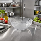 Thumbnail image #3 for CFS Brands Petal Mist 690407 18 oz. 6-Inch Clear Polycarbonate Scalloped Bowl Case of 36