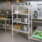 Thumbnail image #2 for Channel Manufacturing SA2442 Solid Aluminum Adjustable Shelf, 42W x 24D x 2H, 500 lb. Distributed Weight Capacity