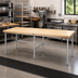 Thumbnail image #2 for John Boos Stainless Steel Baker's Table Frame for 84 x 48 Inch Wood Top, Without Bin Stops