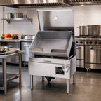 Thumbnail image #2 for Cleveland Range DuraPan SGL30TR 30-Gallon Gas Braising Pan/Tilting Skillet with Modular Open Base and Hydraulic Hand Tilt