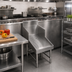 Thumbnail image #2 for Eagle Spec-Bar 36 Inch W x 24 Inch D Recessed Stainless Steel Workboard with Perforated Insert and 1-1/2 Inch IPS Drain